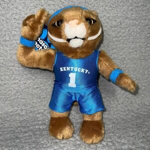 NWT Mascot Factory Kentucky Wildcats Plush 9" The‎ Wild Cat Stuffed Beanie NCAA